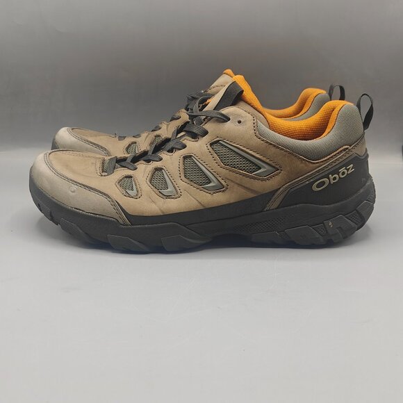 Oboz Sawtooth X Low - Mens Size 11 - Beige Grey Trail Hiking Shoes - Picture 1 of 12
